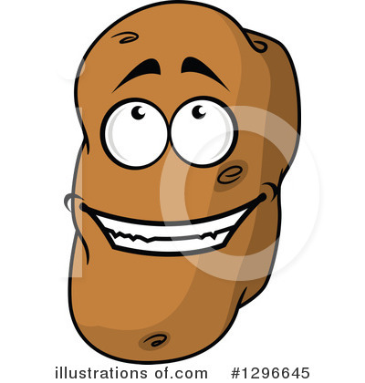 Royalty-Free (RF) Potato Clipart Illustration by Vector Tradition SM - Stock Sample #1296645