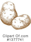 Potato Clipart #1377741 by Vector Tradition SM