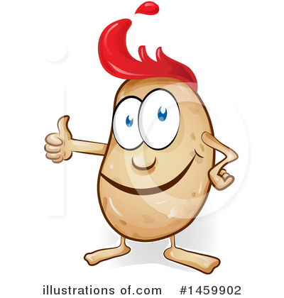Royalty-Free (RF) Potato Clipart Illustration by Domenico Condello - Stock Sample #1459902