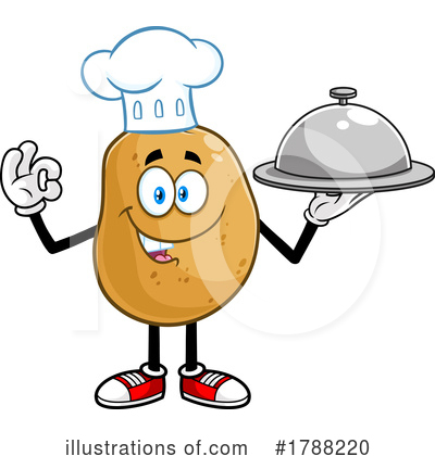 Royalty-Free (RF) Potato Clipart Illustration by Hit Toon - Stock Sample #1788220