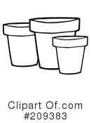 Pots Clipart #209383 by Hit Toon