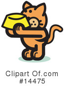 Pounce Cat Clipart #14475 by Andy Nortnik