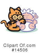 Pounce Cat Clipart #14506 by Andy Nortnik