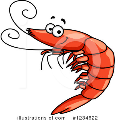 Shrimp Clipart #1234622 by Vector Tradition SM