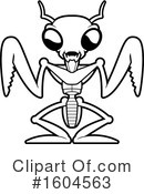 Praying Mantis Clipart #1604563 by Cory Thoman