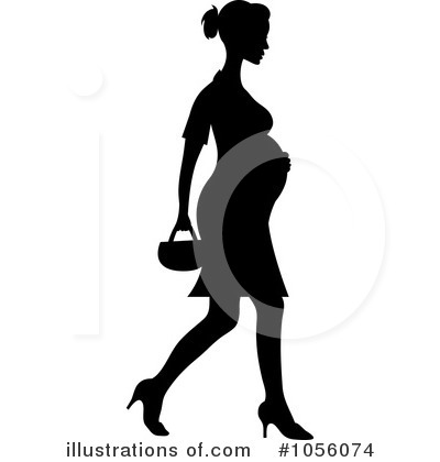 Royalty-Free (RF) Pregnant Clipart Illustration by Pams Clipart - Stock Sample #1056074