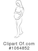 Pregnant Clipart #1064852 by Vector Tradition SM