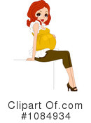 Pregnant Clipart #1084934 by BNP Design Studio