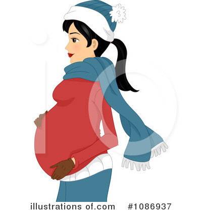 Royalty-Free (RF) Pregnant Clipart Illustration by BNP Design Studio - Stock Sample #1086937