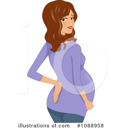 Royalty-Free (RF) Pregnant Clipart Illustration by BNP Design Studio - Stock Sample #1088958