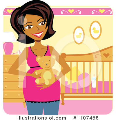 Baby Nursery Clipart #1107456 by Amanda Kate