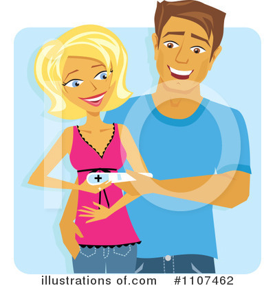 Pregnancy Clipart #1107462 by Amanda Kate