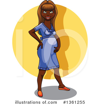 Pregnant Clipart #1361255 by Vector Tradition SM