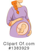 Pregnant Clipart #1383929 by BNP Design Studio