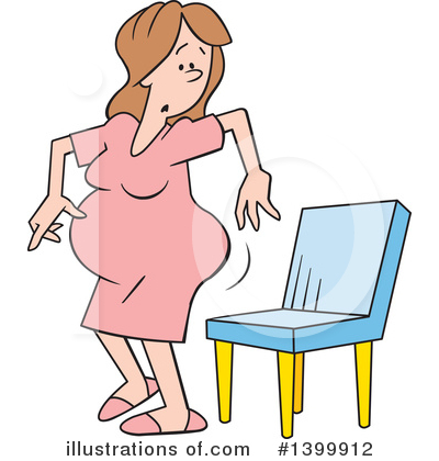 Royalty-Free (RF) Pregnant Clipart Illustration by Johnny Sajem - Stock Sample #1399912