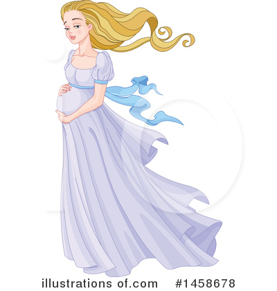 Royalty-Free (RF) Pregnant Clipart Illustration by Pushkin - Stock Sample #1458678