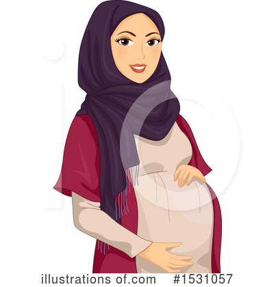Royalty-Free (RF) Pregnant Clipart Illustration by BNP Design Studio - Stock Sample #1531057