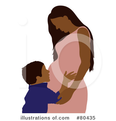 Royalty-Free (RF) Pregnant Clipart Illustration by Pams Clipart - Stock Sample #80435
