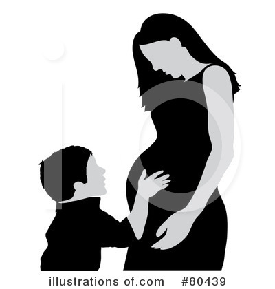 Royalty-Free (RF) Pregnant Clipart Illustration by Pams Clipart - Stock Sample #80439