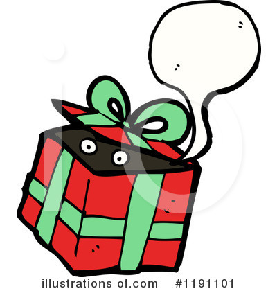 Royalty-Free (RF) Present Clipart Illustration by lineartestpilot - Stock Sample #1191101