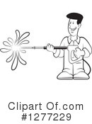 Pressure Washer Clipart #1277229 by Lal Perera