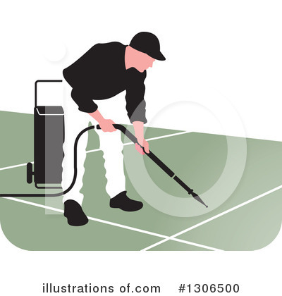 Royalty-Free (RF) Pressure Washer Clipart Illustration by Lal Perera - Stock Sample #1306500