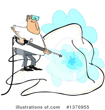 Royalty-Free (RF) Pressure Washer Clipart Illustration by djart - Stock Sample #1370955
