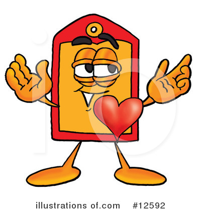 Love Heart Clipart #12592 by Mascot Junction