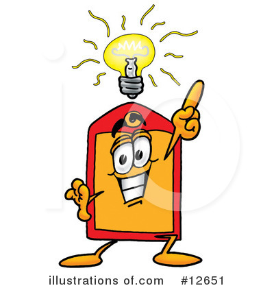 Light Bulb Clipart #12651 by Mascot Junction