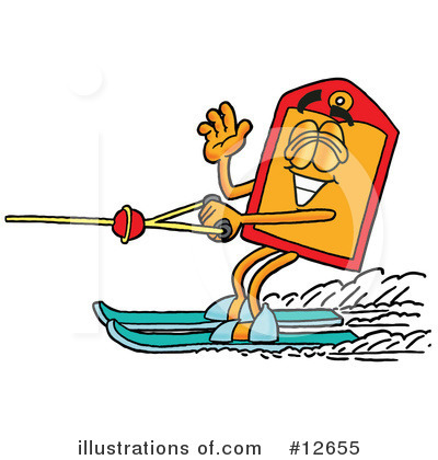 Water Skiing Clipart #12655 by Mascot Junction