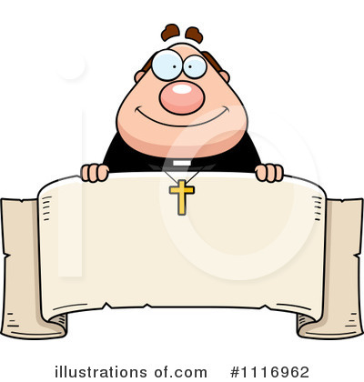 Royalty-Free (RF) Priest Clipart Illustration by Cory Thoman - Stock Sample #1116962