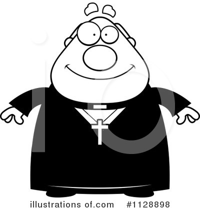 Royalty-Free (RF) Priest Clipart Illustration by Cory Thoman - Stock Sample #1128898