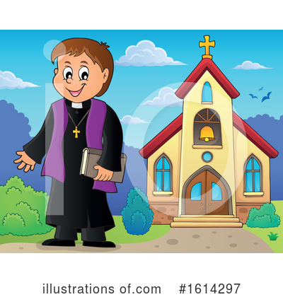 Priest Clipart #1614297 by visekart