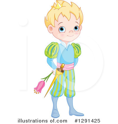 Royalty-Free (RF) Prince Clipart Illustration by Pushkin - Stock Sample #1291425