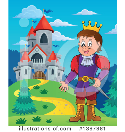 Royalty-Free (RF) Prince Clipart Illustration by visekart - Stock Sample #1387881