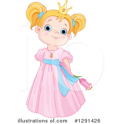 Royalty-Free (RF) Princecss Clipart Illustration by Pushkin - Stock Sample #1291426