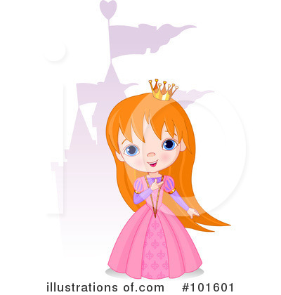 Royalty-Free (RF) Princess Clipart Illustration by Pushkin - Stock Sample #101601