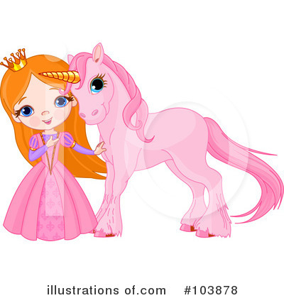 Royalty-Free (RF) Princess Clipart Illustration by Pushkin - Stock Sample #103878