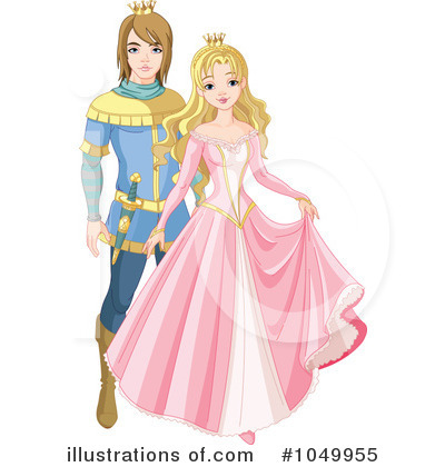 Royalty-Free (RF) Princess Clipart Illustration by Pushkin - Stock Sample #1049955