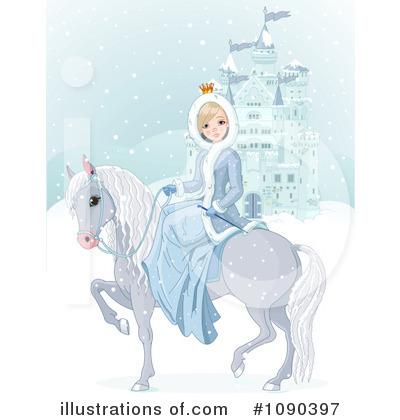 Royalty-Free (RF) Princess Clipart Illustration by Pushkin - Stock Sample #1090397