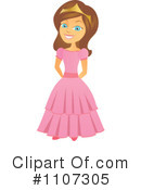Princess Clipart #1107305 by Amanda Kate
