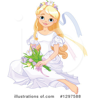 Royalty-Free (RF) Princess Clipart Illustration by Pushkin - Stock Sample #1297588