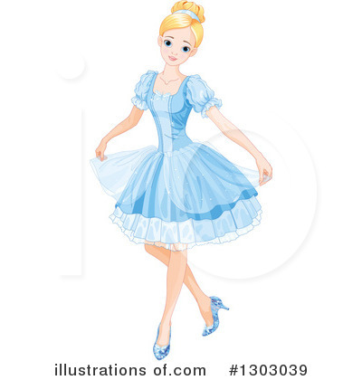 Cinderella Clipart #1303039 by Pushkin