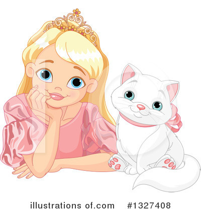 Royalty-Free (RF) Princess Clipart Illustration by Pushkin - Stock Sample #1327408