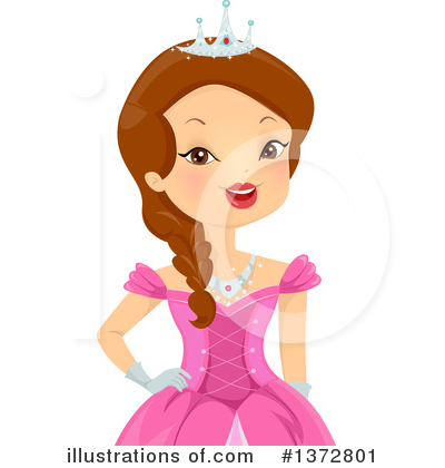 Royalty-Free (RF) Princess Clipart Illustration by BNP Design Studio - Stock Sample #1372801
