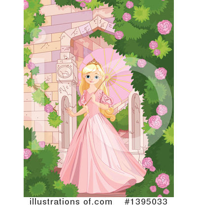 Royalty-Free (RF) Princess Clipart Illustration by Pushkin - Stock Sample #1395033