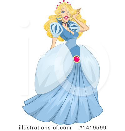 Royalty-Free (RF) Princess Clipart Illustration by Liron Peer - Stock Sample #1419599