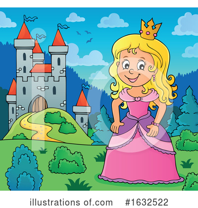 Royalty-Free (RF) Princess Clipart Illustration by visekart - Stock Sample #1632522