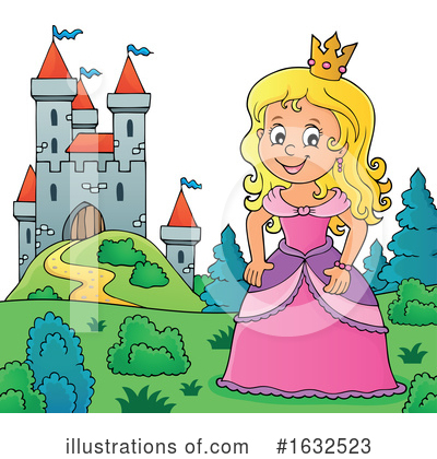 Royalty-Free (RF) Princess Clipart Illustration by visekart - Stock Sample #1632523
