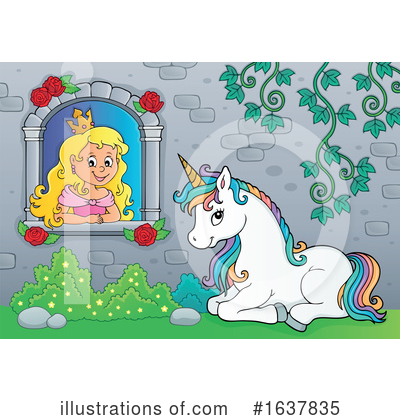 Royalty-Free (RF) Princess Clipart Illustration by visekart - Stock Sample #1637835